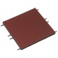 Speelplaatstegel met penverbinding Rood 50x50x4,5 cm